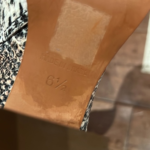 MADEWELL | The Rosie Ankle Boot in Snake Embossed Leather NWOT. - Picture 8 of 8